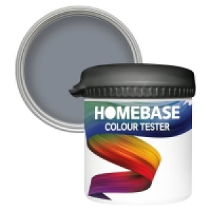 Homebase Homebase Paint Homebase Matt Colour Paint Tester - Stormy Sky 90ml