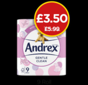 Budgens  Andrex Gentle Clean Toilet Tissues