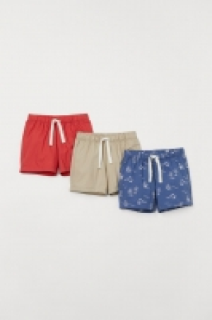 3-pack cotton shorts £8.00