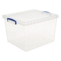 RobertDyas  Really Useful 33.5L Nestable Storage Box - Clear