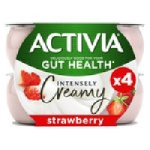 Activia Intensely Creamy Strawberry Yogurts £1.25