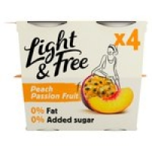 Light & Free Peach & Passion fruit Yogurt  £1.25
