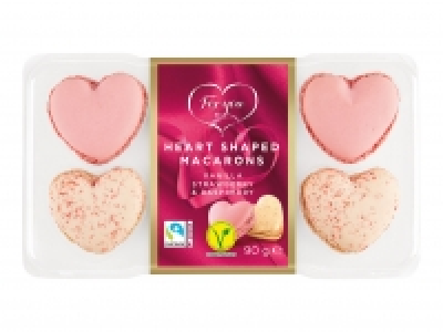 For You Heart Shaped Macarons £2.49
