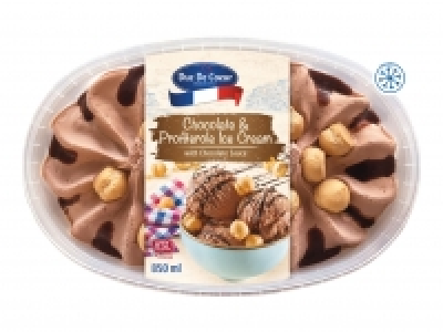 Lidl  Duc De Coeur Chocolate & Profiterole Ice Cream