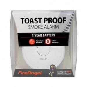 FireAngel Toast Proof Smoke Alarm 1 Year Battery £6.00