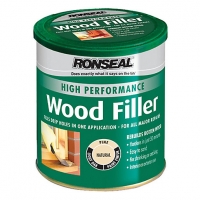Wickes  Ronseal High Performance Wood Filler - Natural 1kg
