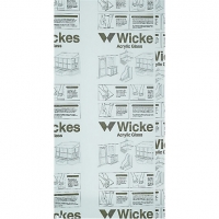 Wickes  Wickes Durable Clear Acrylic Sheet - 600mm X 1220mm