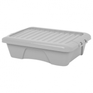 Wham Home Upcycled 22L Box & Lid - Soft Grey