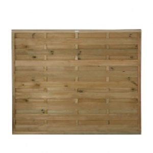 Forest Garden Pressure Treated Horizontal Hit & Miss Fence P