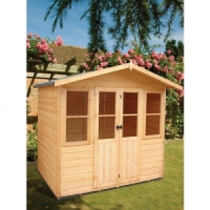 Shire Haddon 7 x 5ft Double Door Apex Dip Treated Summer Hou £675.00