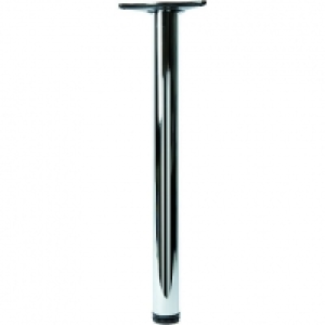 Wickes Interior Table Leg - Chrome 60 x 710mm £13.80