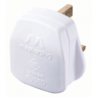 Wickes  Masterplug 3A Fused Plug - White