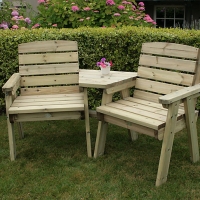 Wickes  Charles Bentley FSC Timber Cotswold Garden Companion Seat