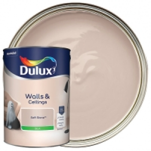 Dulux Silk Emulsion Paint Soft Stone - 5L £26.00