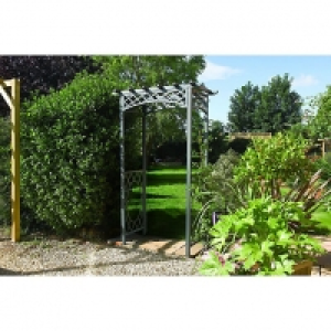 Wickes  Rowlinson Wrenbury Steel Square Garden Arch - 1400 x 750 mm