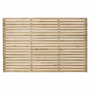 Forest Garden Single Slatted Fence Panel - 6 x 4ft Pack of 3