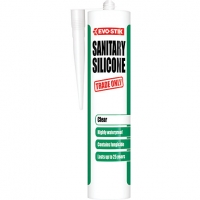 Wickes  Evo-Stik Trade Only Sanitary Silicone Sealant - Clear 280ml