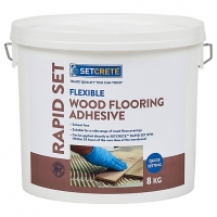 Wickes  Setcrete Flexible Wood Flooring Adhesive - 8kg