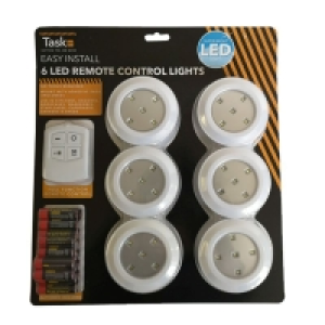 Bright On Remote Control LED Lights 6 Pack £9.99