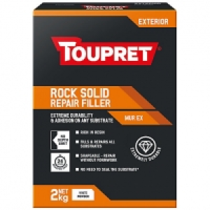 Wickes  Toupret Rock Solid Repair Powder Filler - 2kg