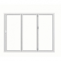 Wickes  Jci Aluminium Bi-fold Door Set White Right Opening 2090 x 29