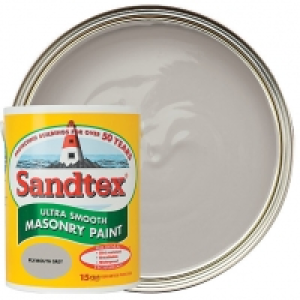 Sandtex Ultra Smooth Masonry Paint - Plymouth Grey 5L £28.00