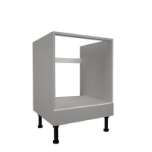 Homebase Yes High Gloss Slab Grey 600mm Built-in Oven Housing Unit
