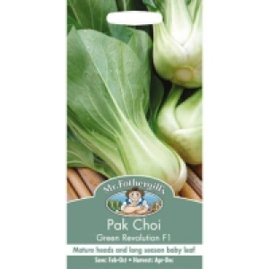 Well Dug, Fertile. Mr. Fothergills Pak Choi Green Revolution F1 (Brassica Rapa