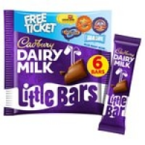 Cadbury Dairy Milk Little Bars Chocolate Bar Multipack 6 Pac £1.00
