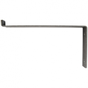 Industrial Bottom Flat Bar Fix Lip Raw/Coated Steel Shelving £10.00
