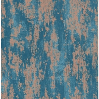 Wickes  Boutique Industrial Texture Turquoise Decorative Wallpaper -