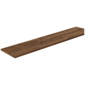 Smoked Black Oil Rustic Oak Shelf - 22 x 200 x 900mm £18.00