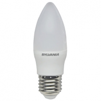 Wickes  Sylvania LED Non Dimmable Frosted E27 Candle Light Bulbs - 5