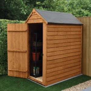 Forest Garden 3 x 5ft Small Windowless Overlap Apex Dip Trea £590.00