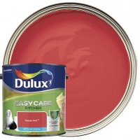 Wickes  Dulux Easycare Kitchen Matt Emulsion Paint Pepper Red - 2.5L