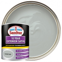Wickes  Sandtex 10 Year Exterior Satin Paint - Cloudy Day - 750ml