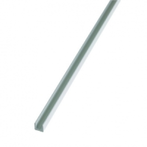 Wickes  Wickes 11.5mm Multi-Purpose U Section - White PVCu 1m