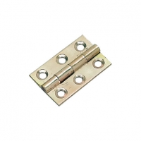 Wickes  Wickes Butt Hinge - Solid Brass 38mm Pack of 2