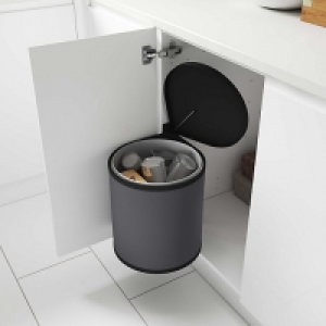 Wickes  Integrated Corner Bin - Grey