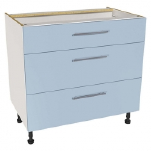 Orlando Bright Skies Matt Slab Drawer Unit - 900mm (Part 1 o £166.00