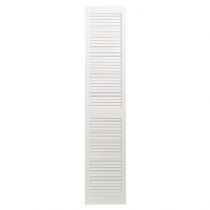 Wickes White Closed Internal Louvre Door - 1829mm x 381mm