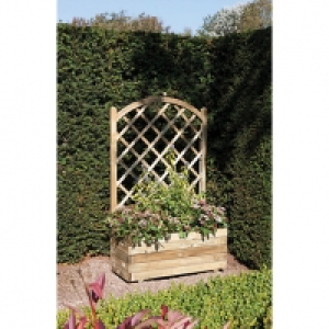 Wickes  Rowlinson Pressure Treated Rectangular Planter with Lattice 