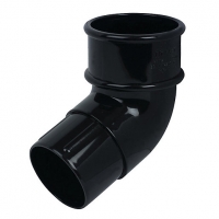 Wickes  FloPlast 50mm MiniFlo Downpipe Offset Bend 112.5° - Black