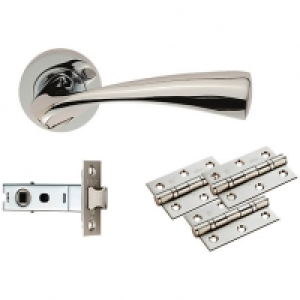 Wickes  Carlisle Brass Sintra Ultimate Door Handle Pack - Chrome Pla