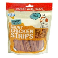 QDStores  Good Boy Chewy Chicken Strips Jumbo Pack 350g