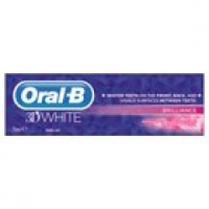 Oral-B Toothpaste 3D White Brilliance Mint To