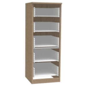 Fitted Bedroom 5 Drawer Narrow Chest - Light Oak £120.00