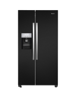 LittleWoods Hisense RS694N4IBF 91cm Wide, Total No Frost, American-Style Fridge 
