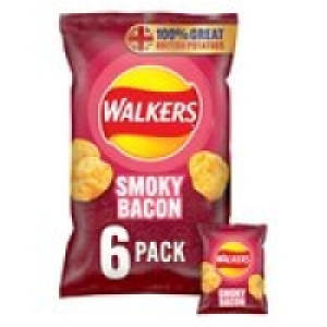 Walkers Smoky Bacon Multipack Crisps  £1.35