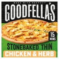 Morrisons  Goodfellas Stonebaked Thin Roast Chicken Pizza